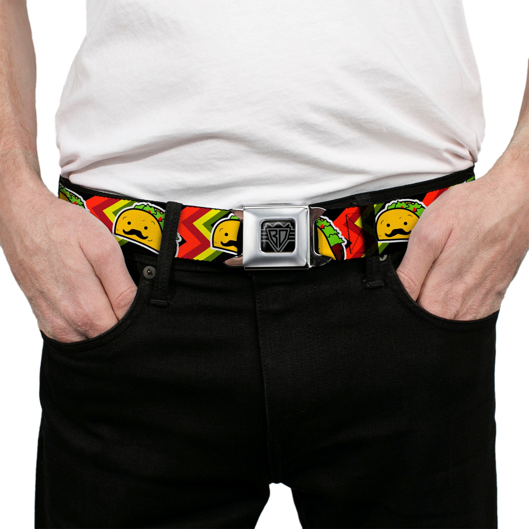 Fashion and Novelty Seatbelt Belts – Buckle-Down display picture 2