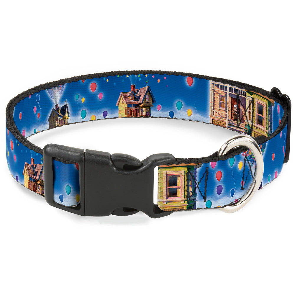 Disney Up Hundehalsband – Mit Carl & Haus-Motiv, 1 Zoll Breit, Für Halsumfang 28–43 Cm (Medium)