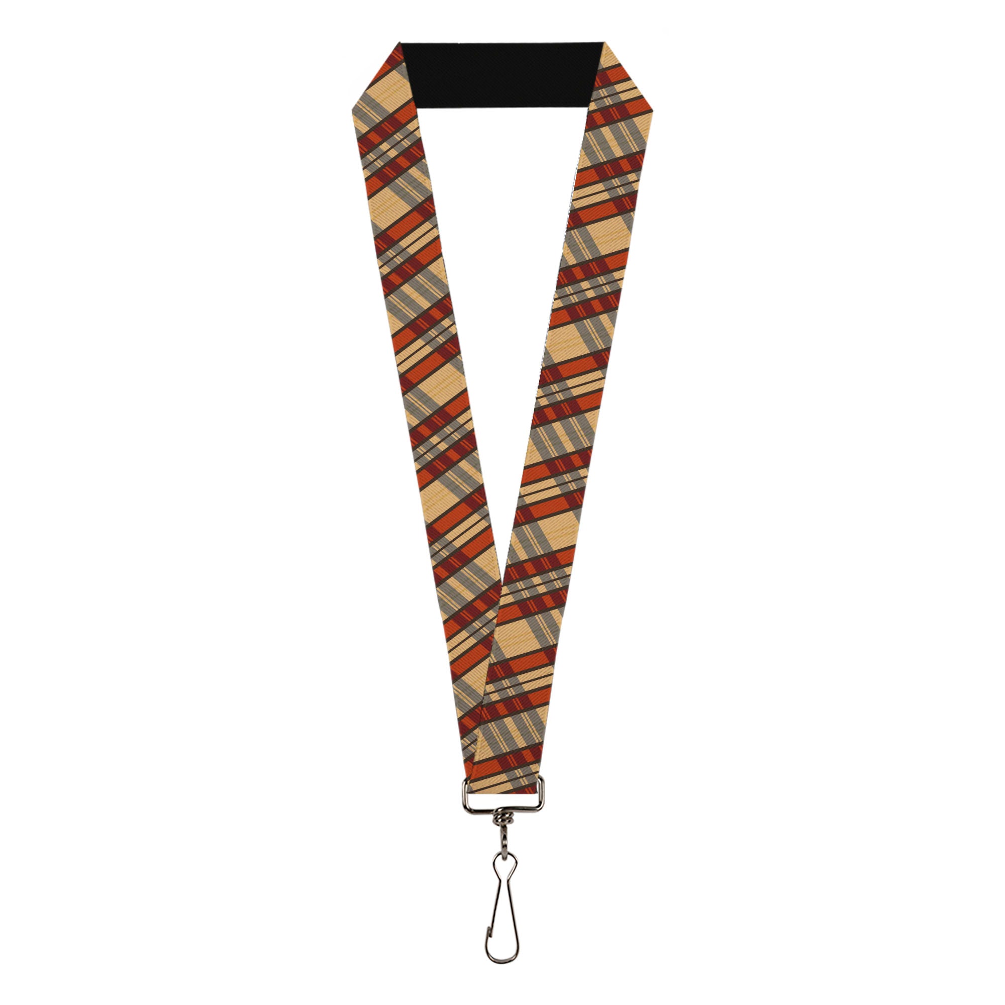 Buckle-Down Americana Weathered Flag Lanyard – 1.0 Inch Wide, Stretchy Nylon, Detachable Key Clip - View #5