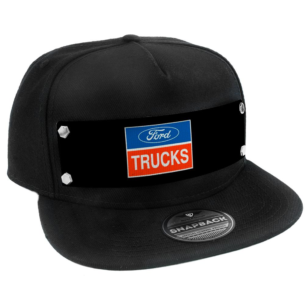 Embellishment Trucker Hat BLACK - FORD TRUCKS Logo2 Black  display picture 1