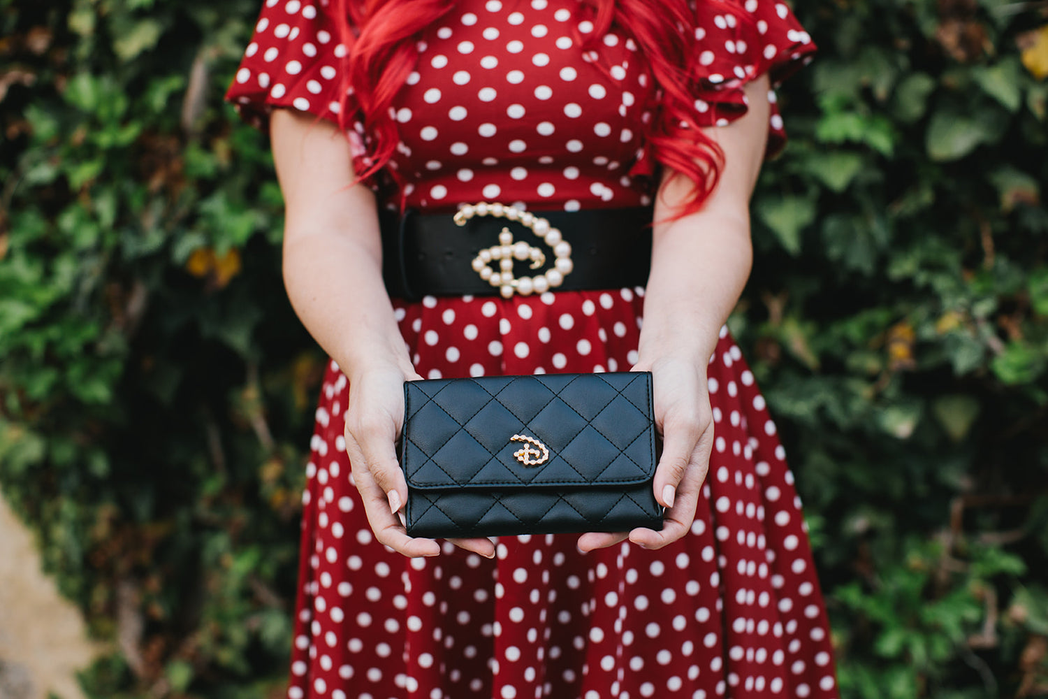 Introducing Our Faux Pearl Signature D Cinch Belt!