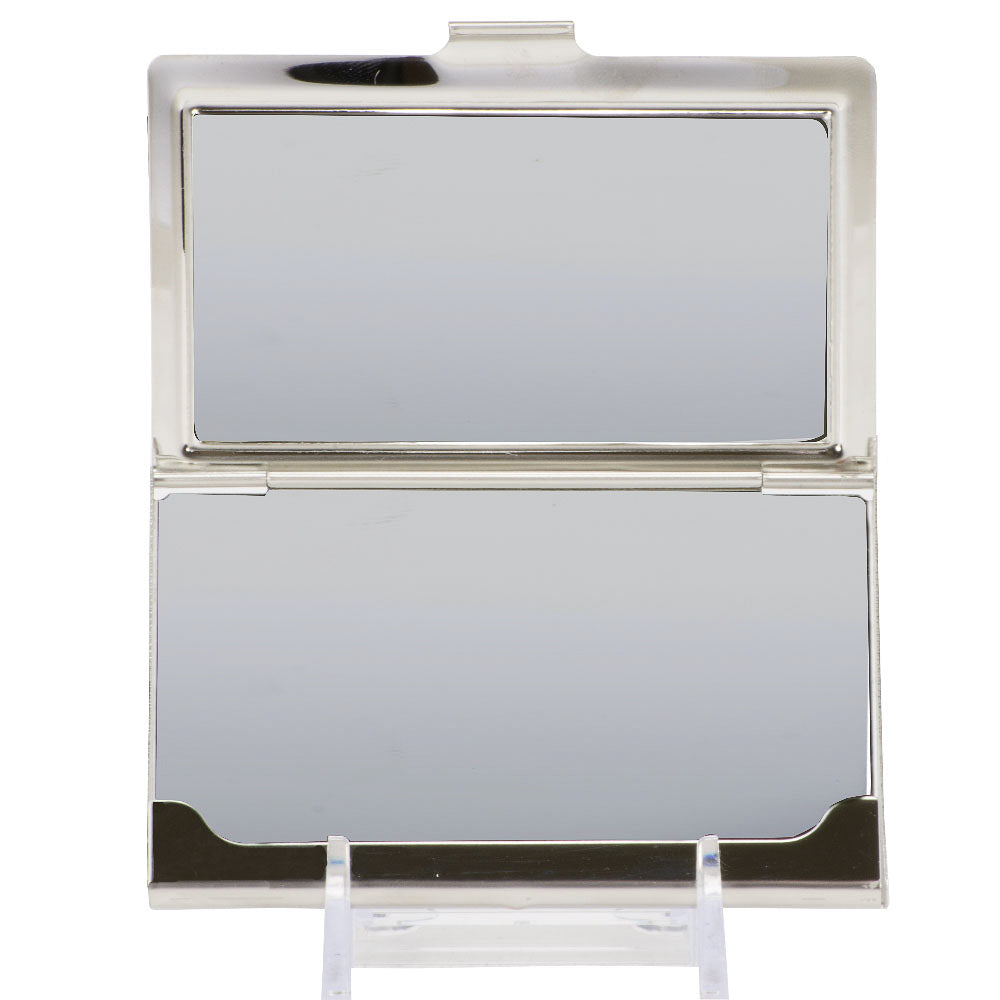 MARVEL AVENGERS Business Card Holder - SMALL - MARVEL AVENGERS/Power Logos Brushed Silver Business Card Holders Marvel Comics