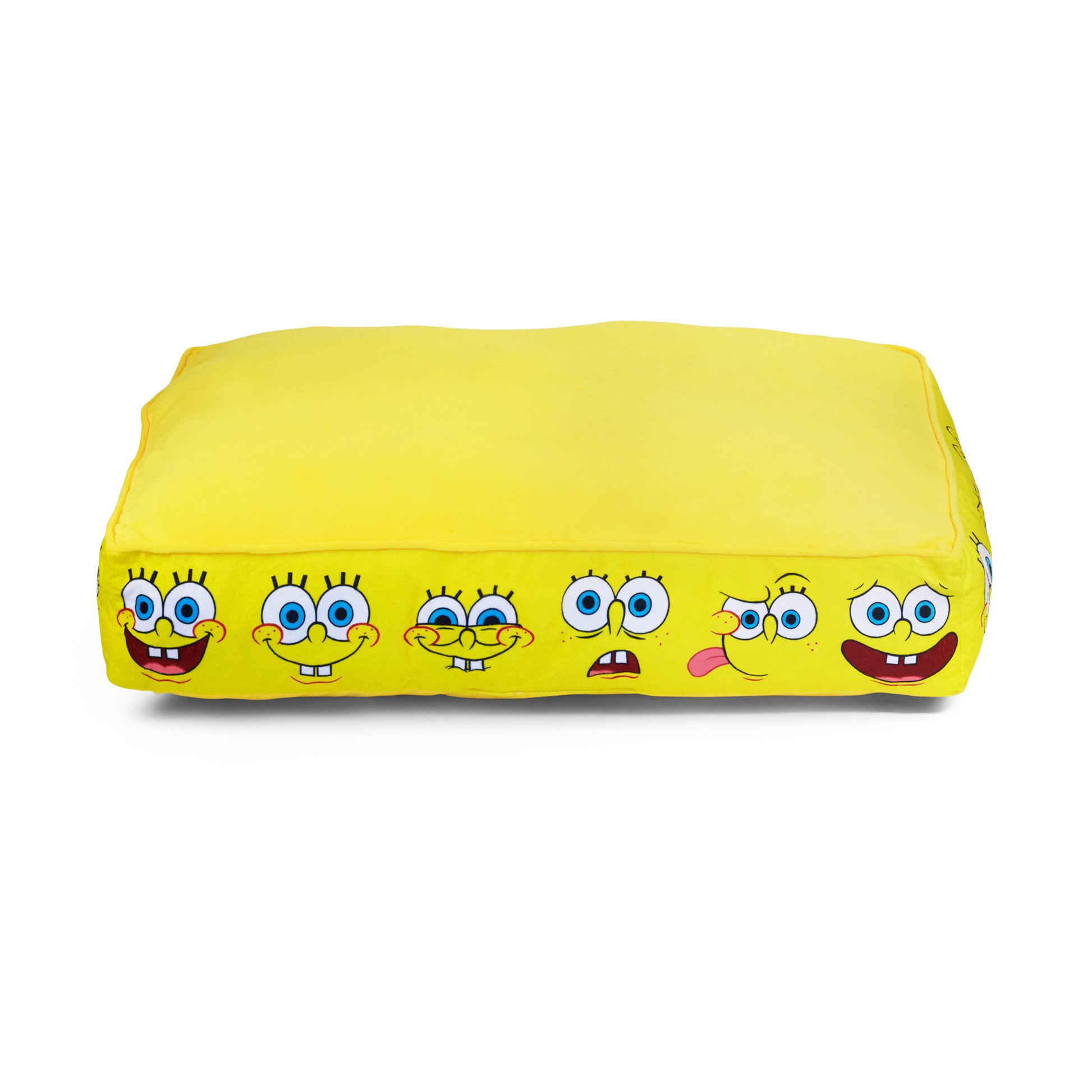 Rectangle Pet Bed - SpongeBob SquarePants Expressions Yellow Pet Beds Nickelodeon