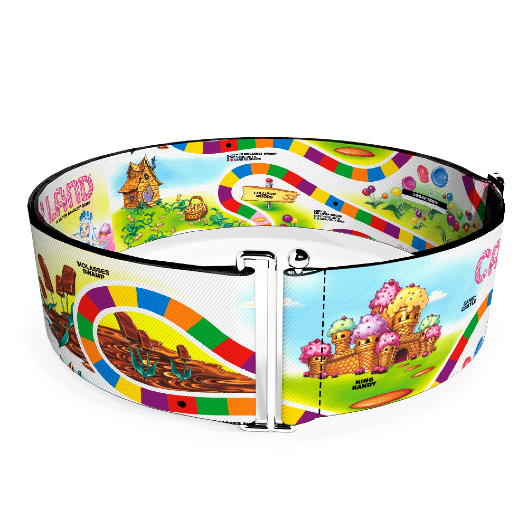 Cinch Waist Belt - CANDY LAND Queen Frostine Game Path Pose and Lands Multi Color Womens Cinch Waist Belts Candy Land