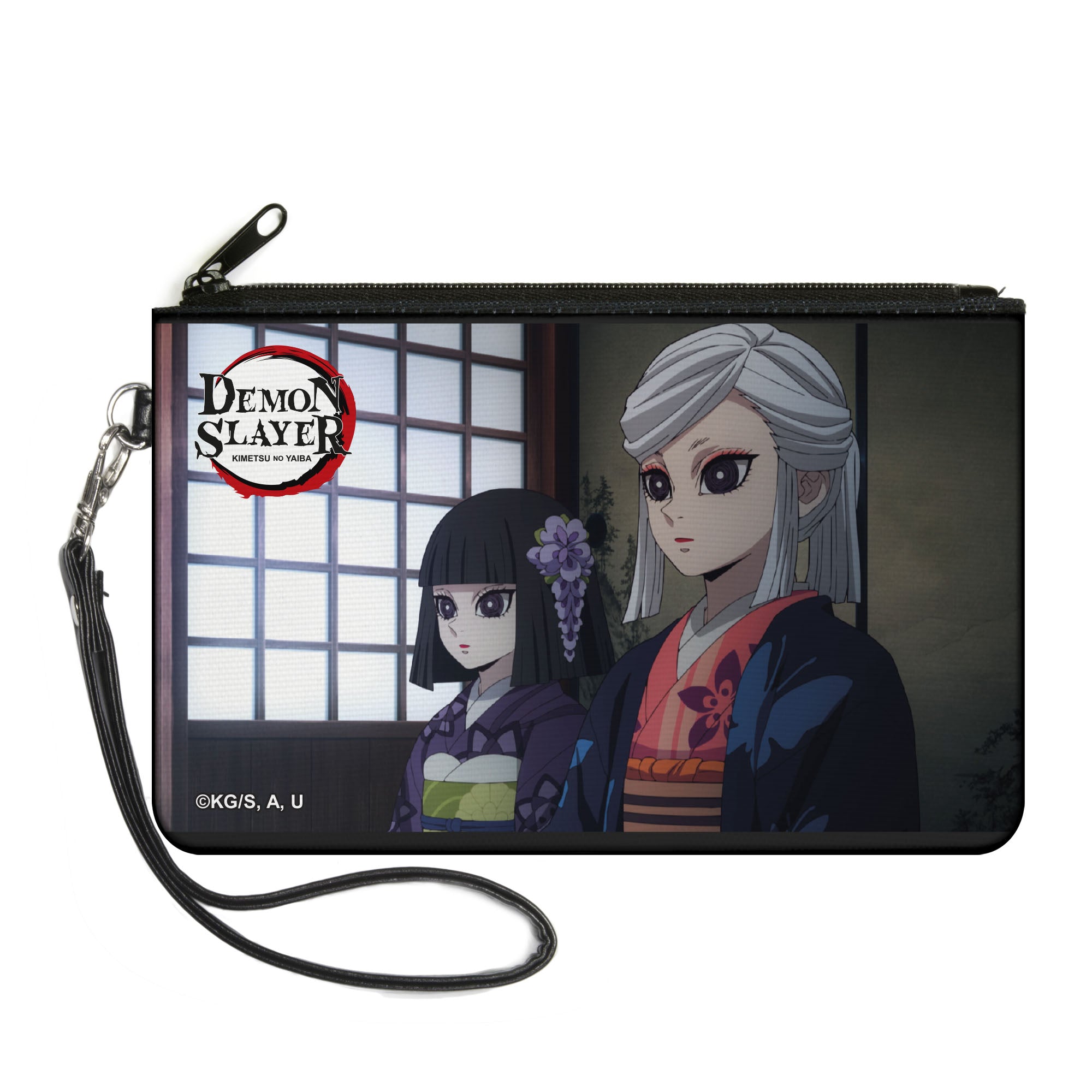 Canvas Zipper Wallet - LARGE - DEMON SLAYER Kiriya and Amane Canvas Zipper Wallets Demon Slayer