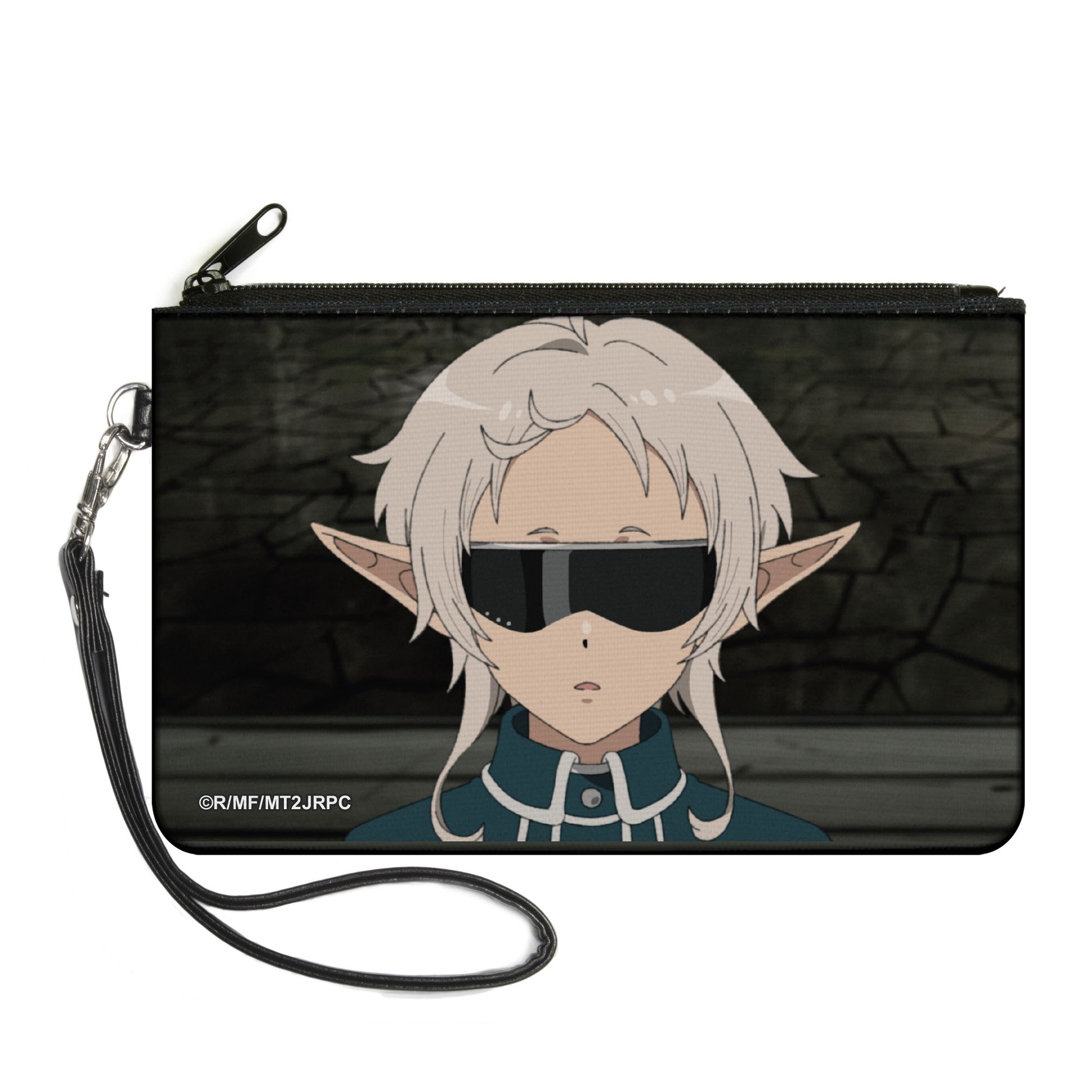 Canvas Zipper Wallet - LARGE - Mushoku Tensei Guard Fitz Pose Grays Canvas Zipper Wallets Mushoku Tensei Jobless Reincarnation