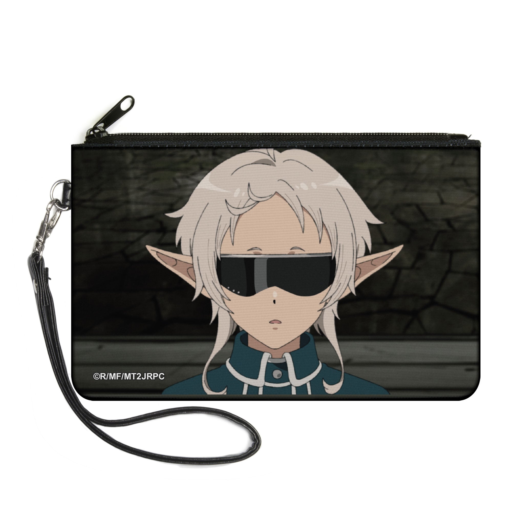 Canvas Zipper Wallet - LARGE - Mushoku Tensei Guard Fitz Pose Grays Canvas Zipper Wallets Mushoku Tensei Jobless Reincarnation