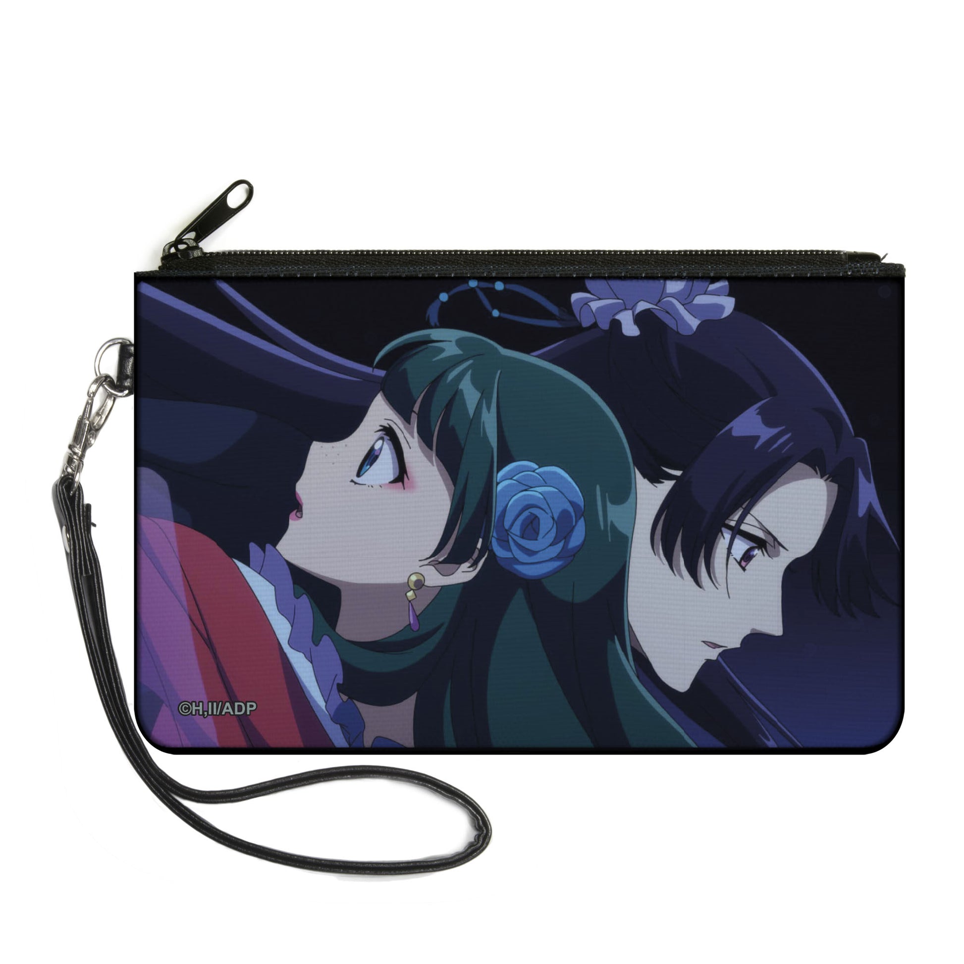 Canvas Zipper Wallet - LARGE - The Apothecary Diaries Maomao and Jinshi Split Pose Canvas Zipper Wallets The Apothercary Diaries