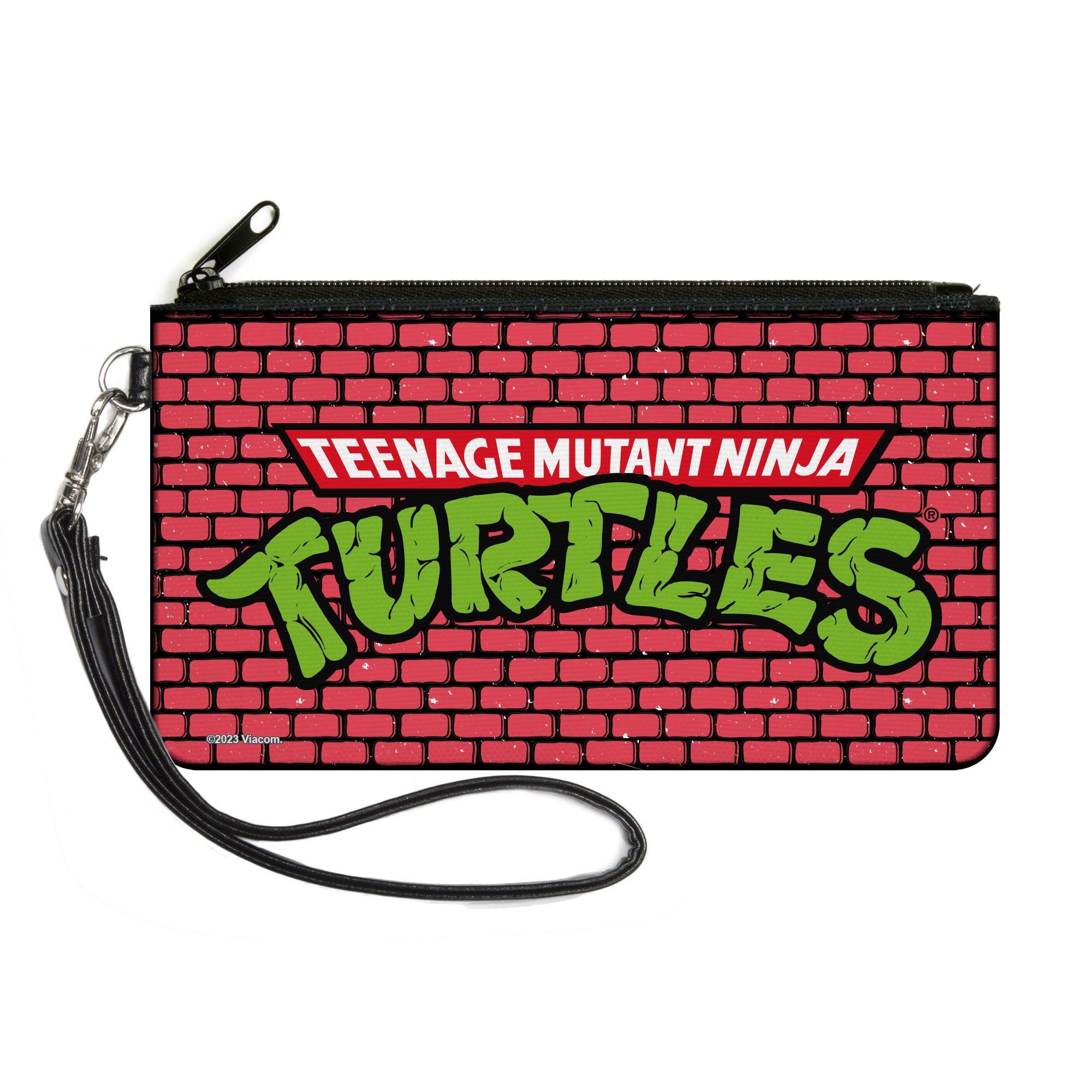 Canvas Zipper Wallet - LARGE - TEENAGE MUTANT NINJA TURTLES Brick Title Logo Canvas Zipper Wallets Teenage Mutant Ninja Turtles