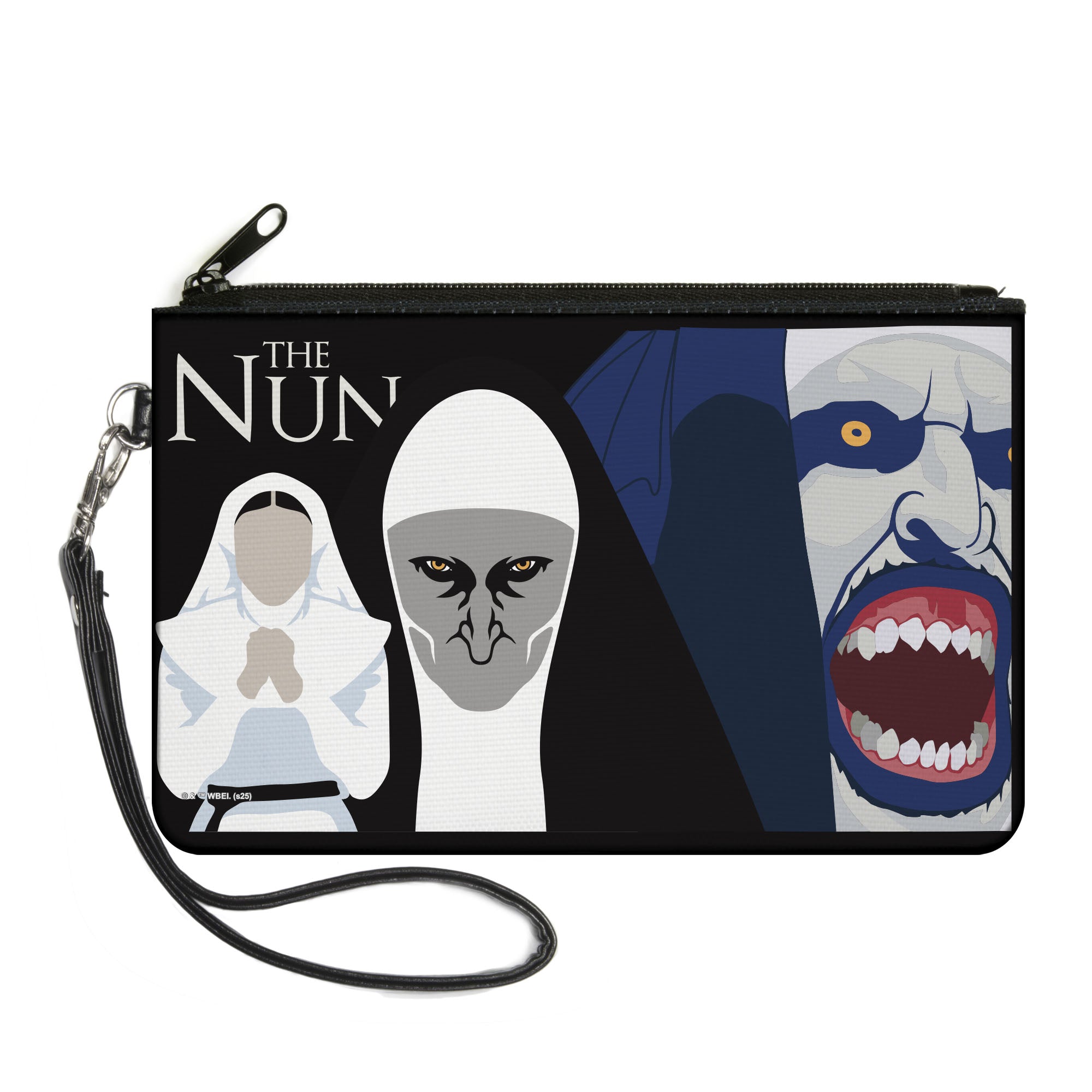 Canvas Zipper Wallet - LARGE - THE NUN Sister Irene Demon Nun Valak Icons Black/White Canvas Zipper Wallets The Nun