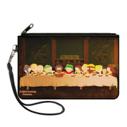 Canvas Zipper Wallet - LARGE - South Park Last Supper Group Pose Canvas Zipper Wallets South Park