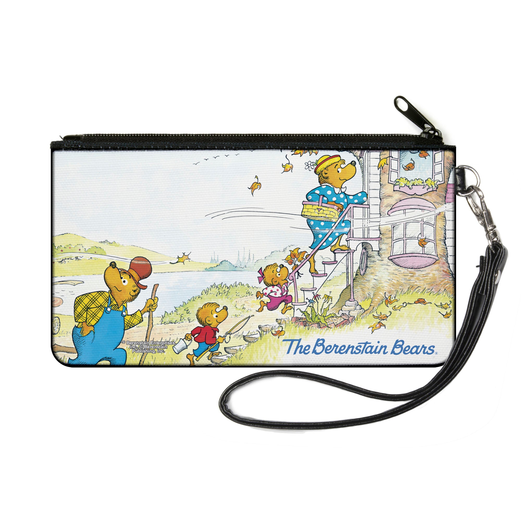 Canvas Zipper Wallet - SMALL - The Berenstain Bears Tree House Stairs Pose Canvas Zipper Wallets The Berenstain Bears