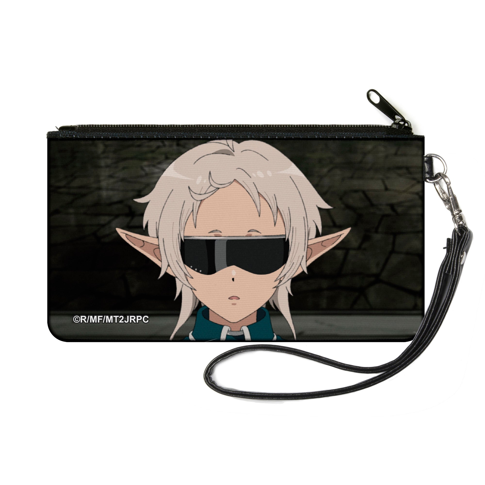 Canvas Zipper Wallet - SMALL - Mushoku Tensei Guard Fitz Pose Grays Canvas Zipper Wallets Mushoku Tensei Jobless Reincarnation