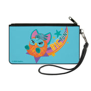 Canvas Zipper Wallet - SMALL - Furby Orange Furby BIG FUN Sliding Pose Blue Canvas Zipper Wallets Furby