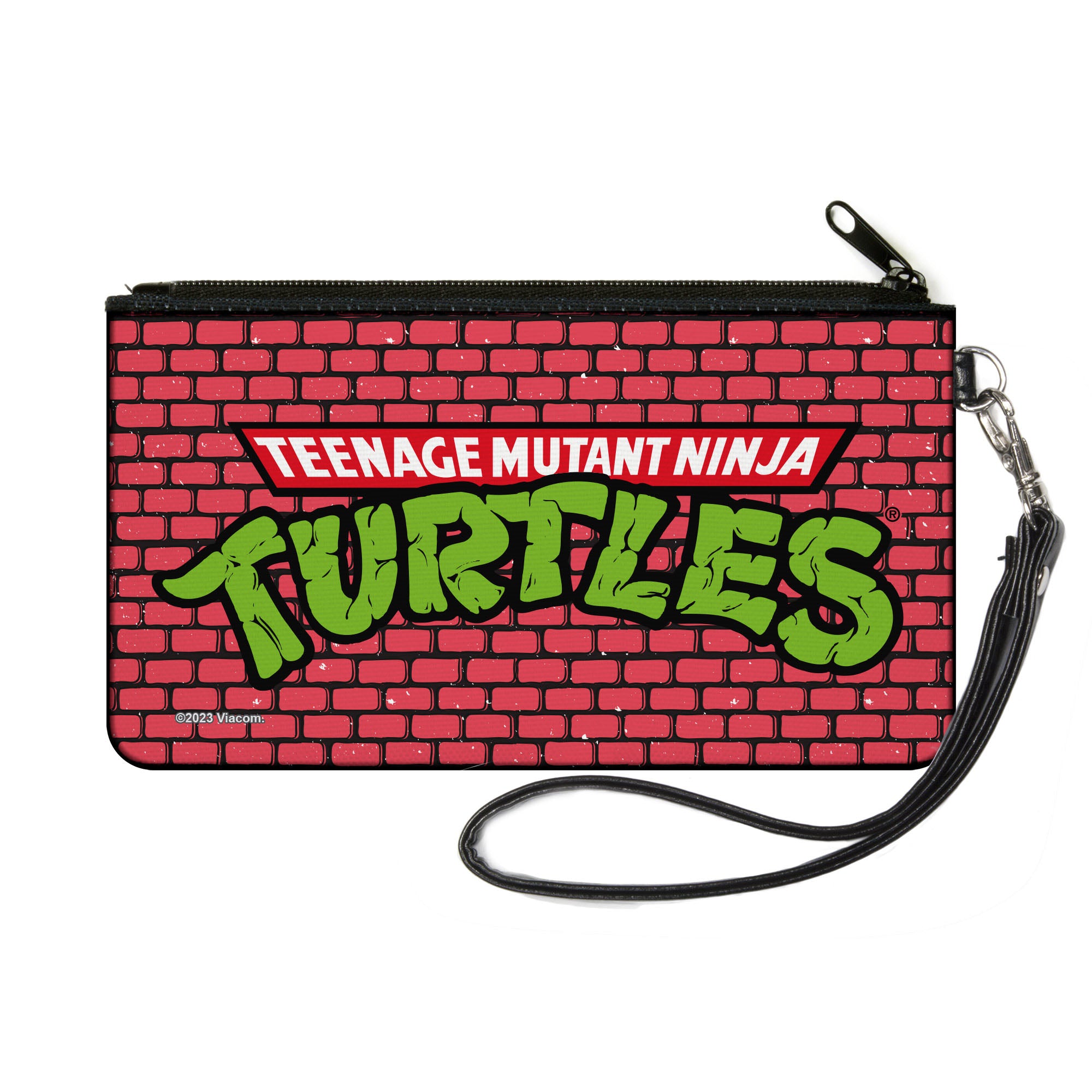 Canvas Zipper Wallet - SMALL - TEENAGE MUTANT NINJA TURTLES Brick Title Logo Canvas Zipper Wallets Teenage Mutant Ninja Turtles
