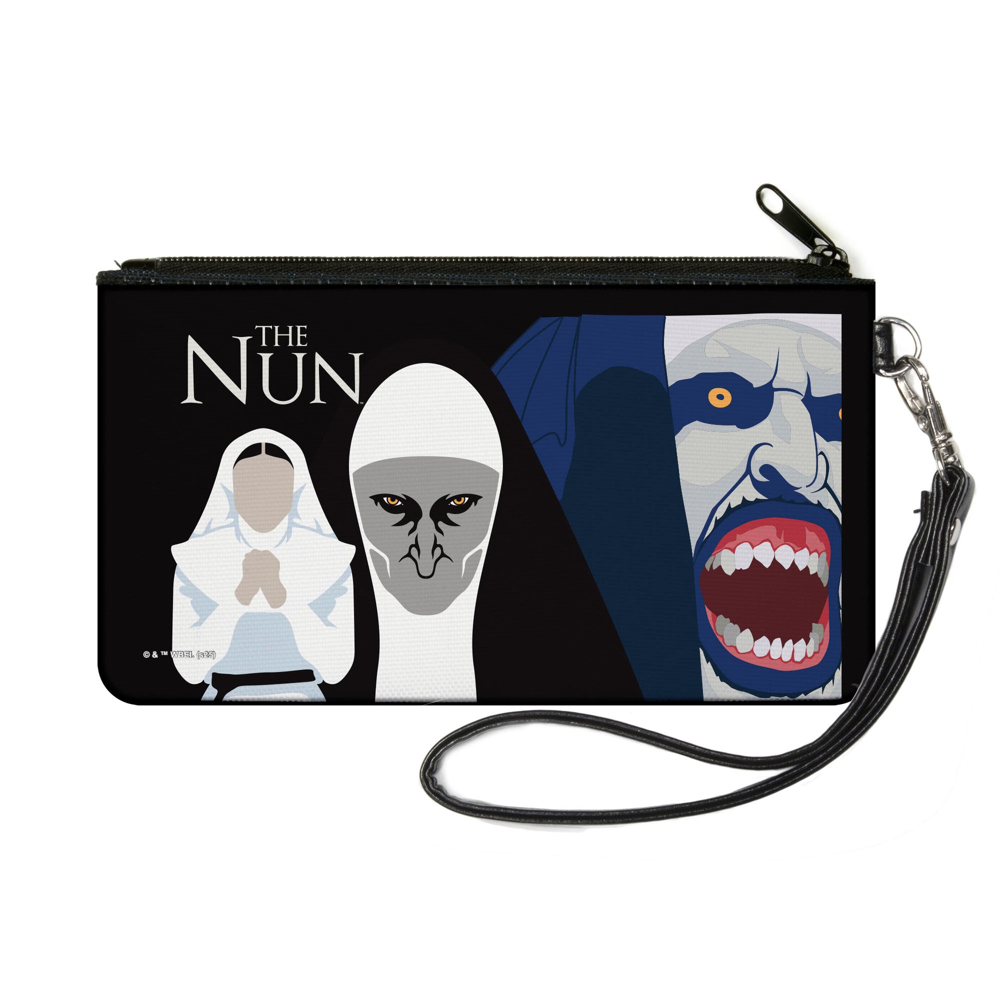 Canvas Zipper Wallet - SMALL - THE NUN Sister Irene Demon Nun Valak Icons Black/White Canvas Zipper Wallets The Nun