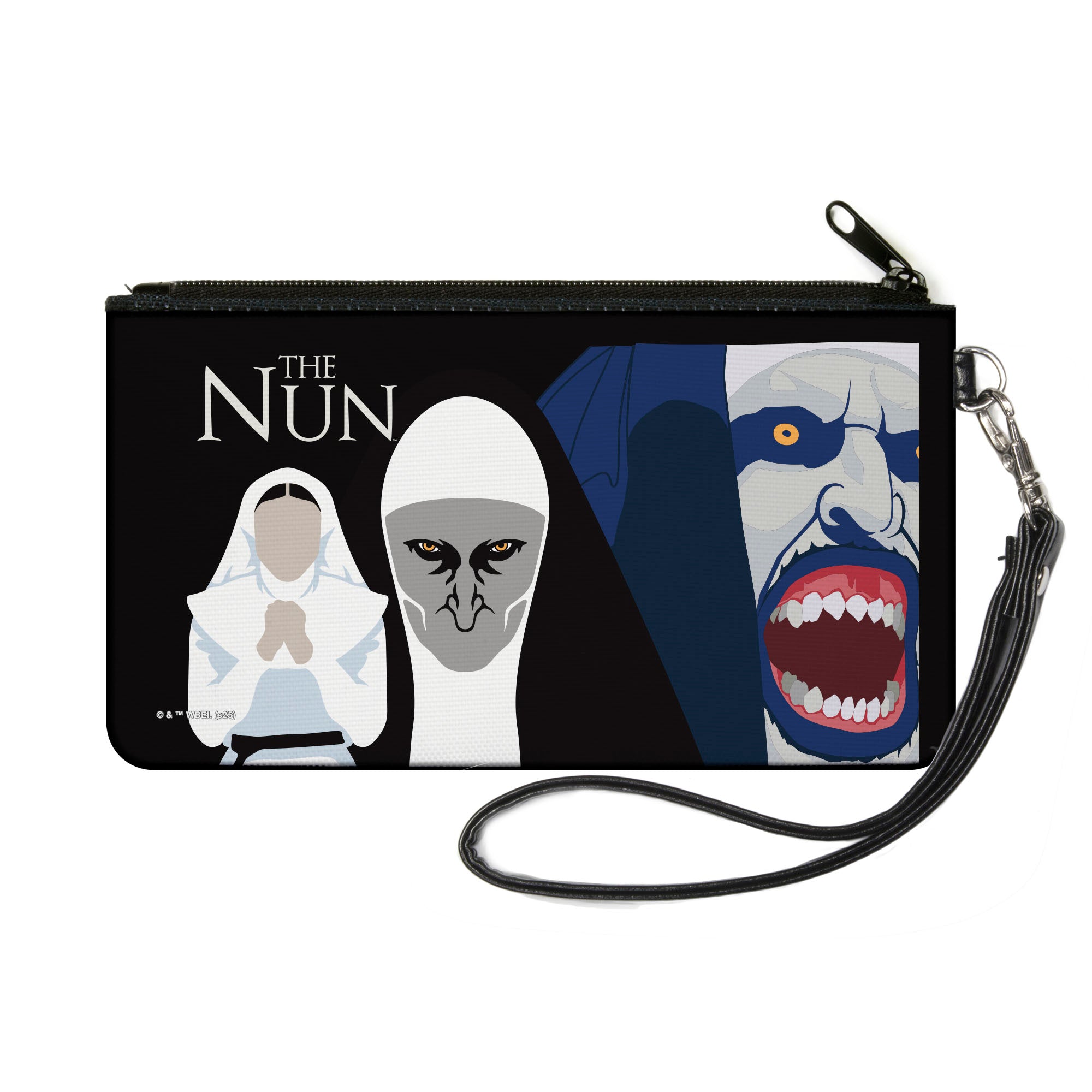 Canvas Zipper Wallet - SMALL - THE NUN Sister Irene Demon Nun Valak Icons Black/White Canvas Zipper Wallets The Nun