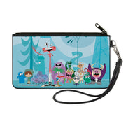Canvas Zipper Wallet - SMALL - Foster's Home for Imaginary Friends Group Pose Blues Canvas Zipper Wallets Foster's Home for Imaginary Friends