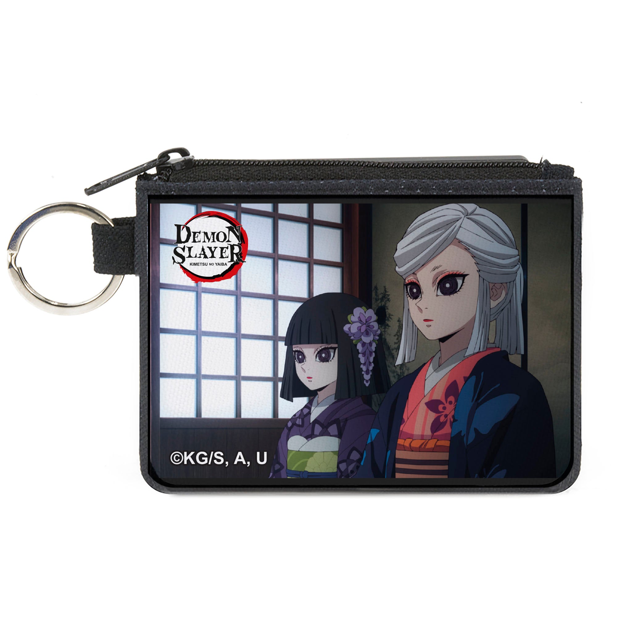 Canvas Zipper Wallet - MINI X-SMALL - DEMON SLAYER Kiriya and Amane Canvas Zipper Wallets Demon Slayer