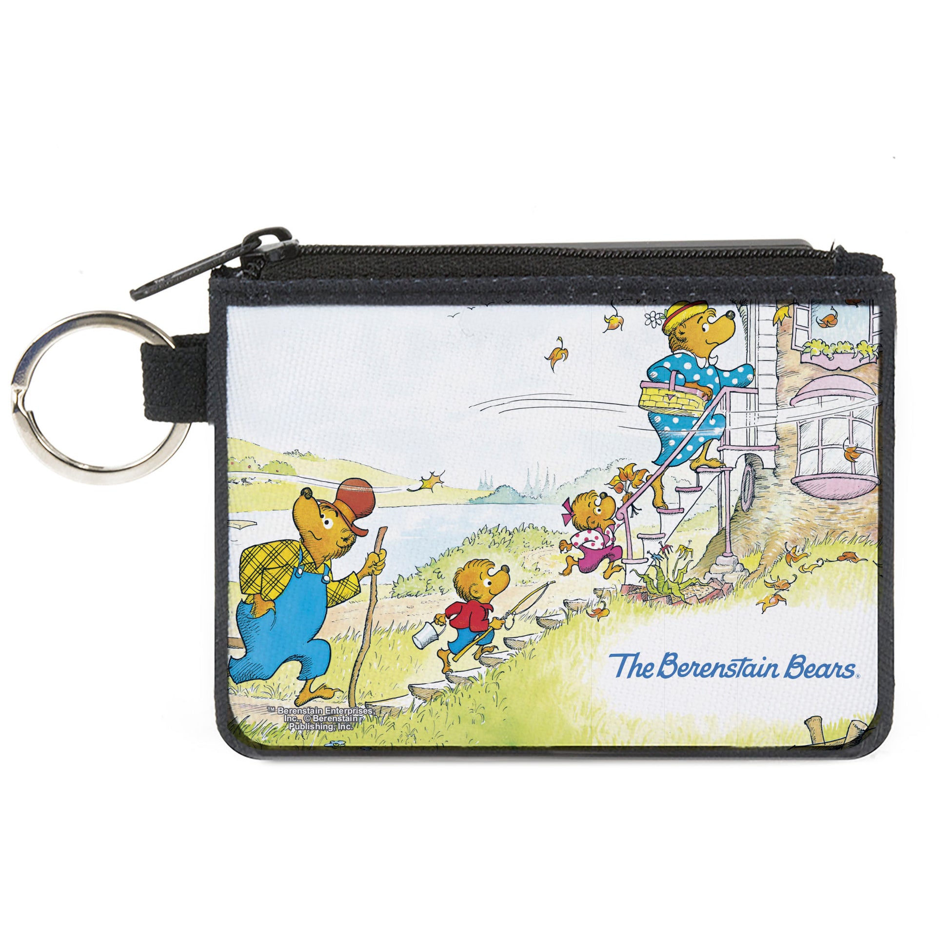 Canvas Zipper Wallet - MINI X-SMALL - The Berenstain Bears Tree House Stairs Pose Canvas Zipper Wallets The Berenstain Bears