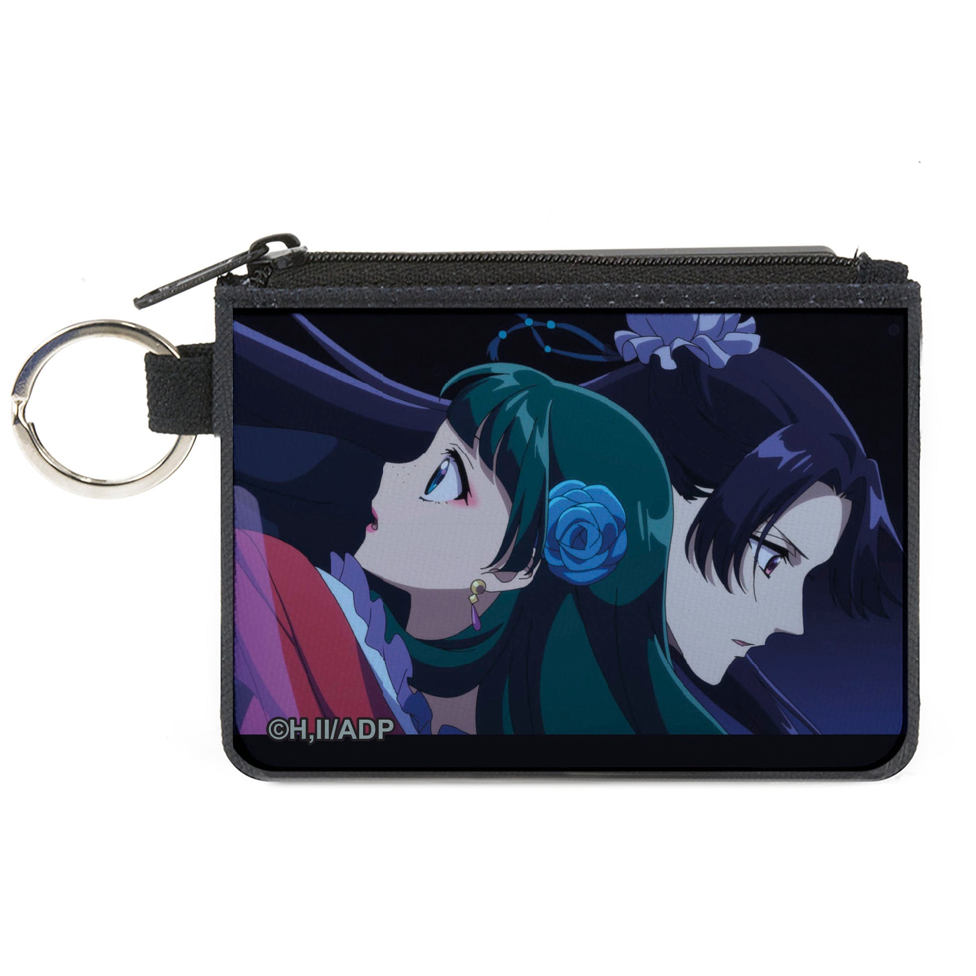 Canvas Zipper Wallet - MINI X-SMALL - The Apothecary Diaries Maomao and Jinshi Split Pose Canvas Zipper Wallets The Apothercary Diaries