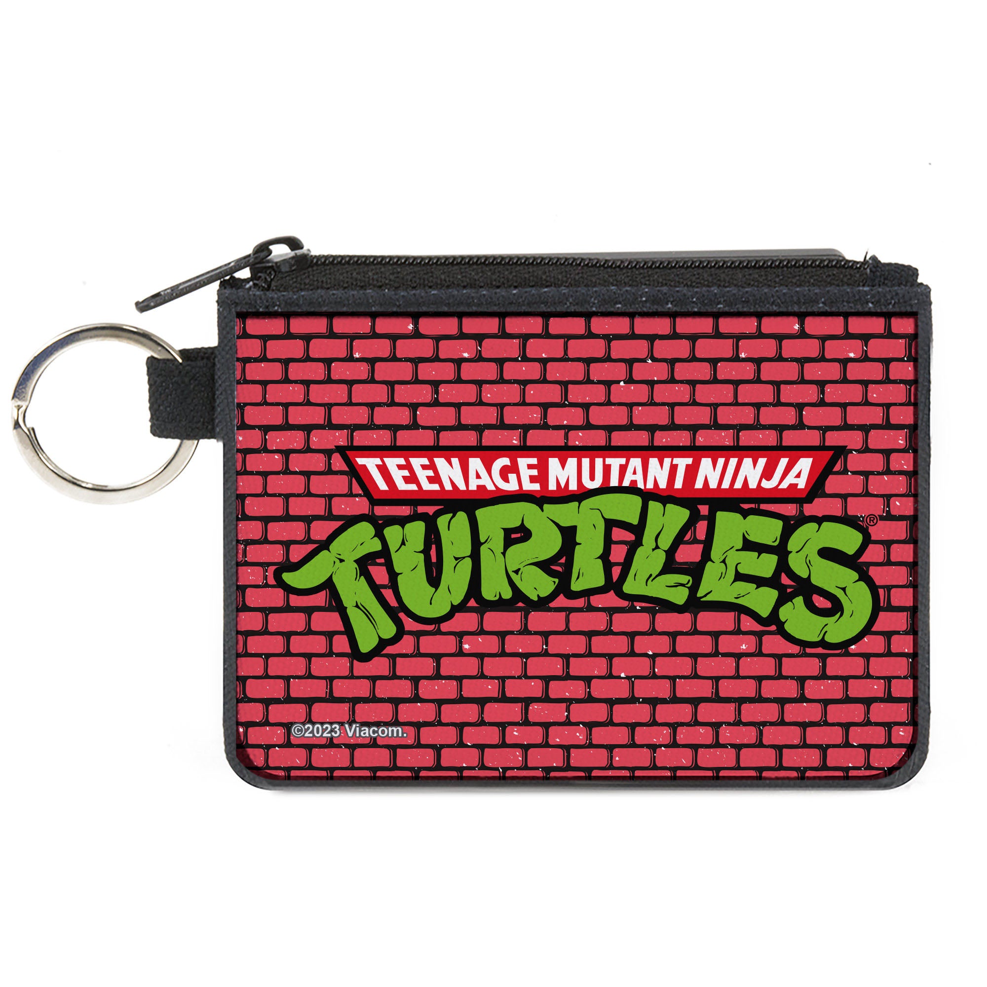 Canvas Zipper Wallet - MINI X-SMALL - TEENAGE MUTANT NINJA TURTLES Brick Title Logo Canvas Zipper Wallets Teenage Mutant Ninja Turtles