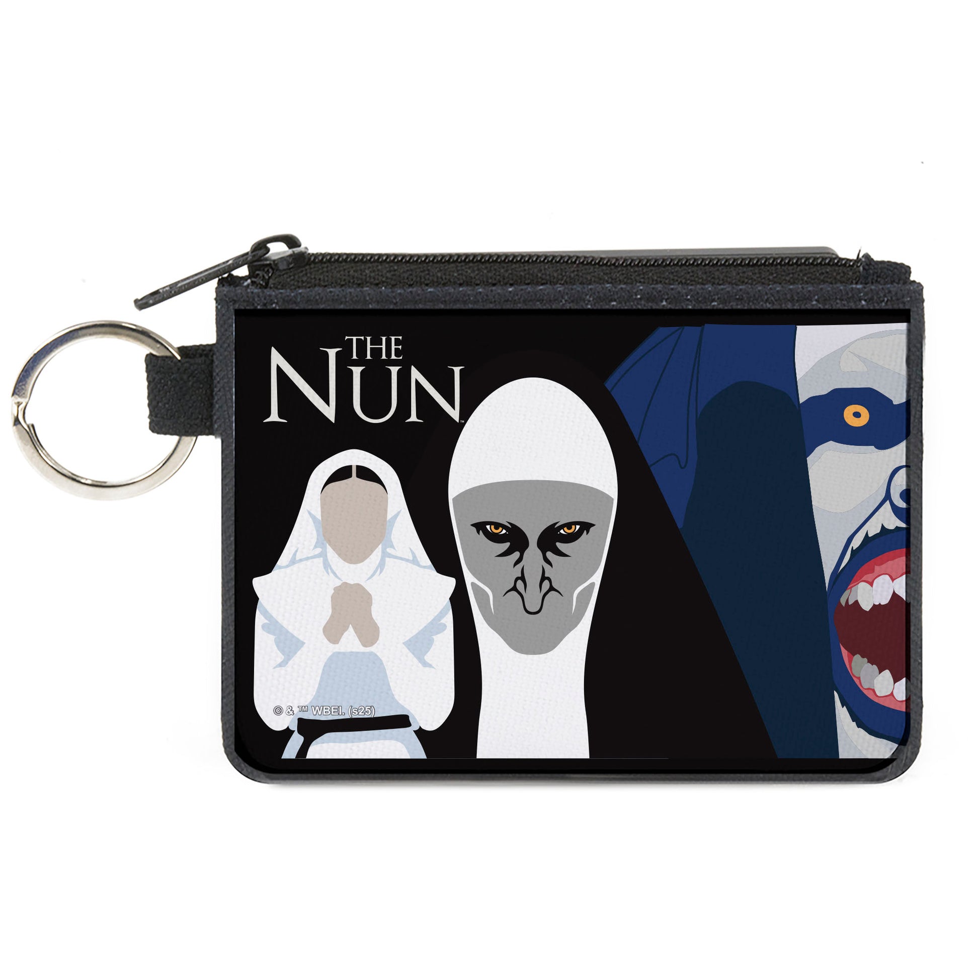 Canvas Zipper Wallet - MINI X-SMALL - THE NUN Sister Irene Demon Nun Valak Icons Black/White Canvas Zipper Wallets The Nun