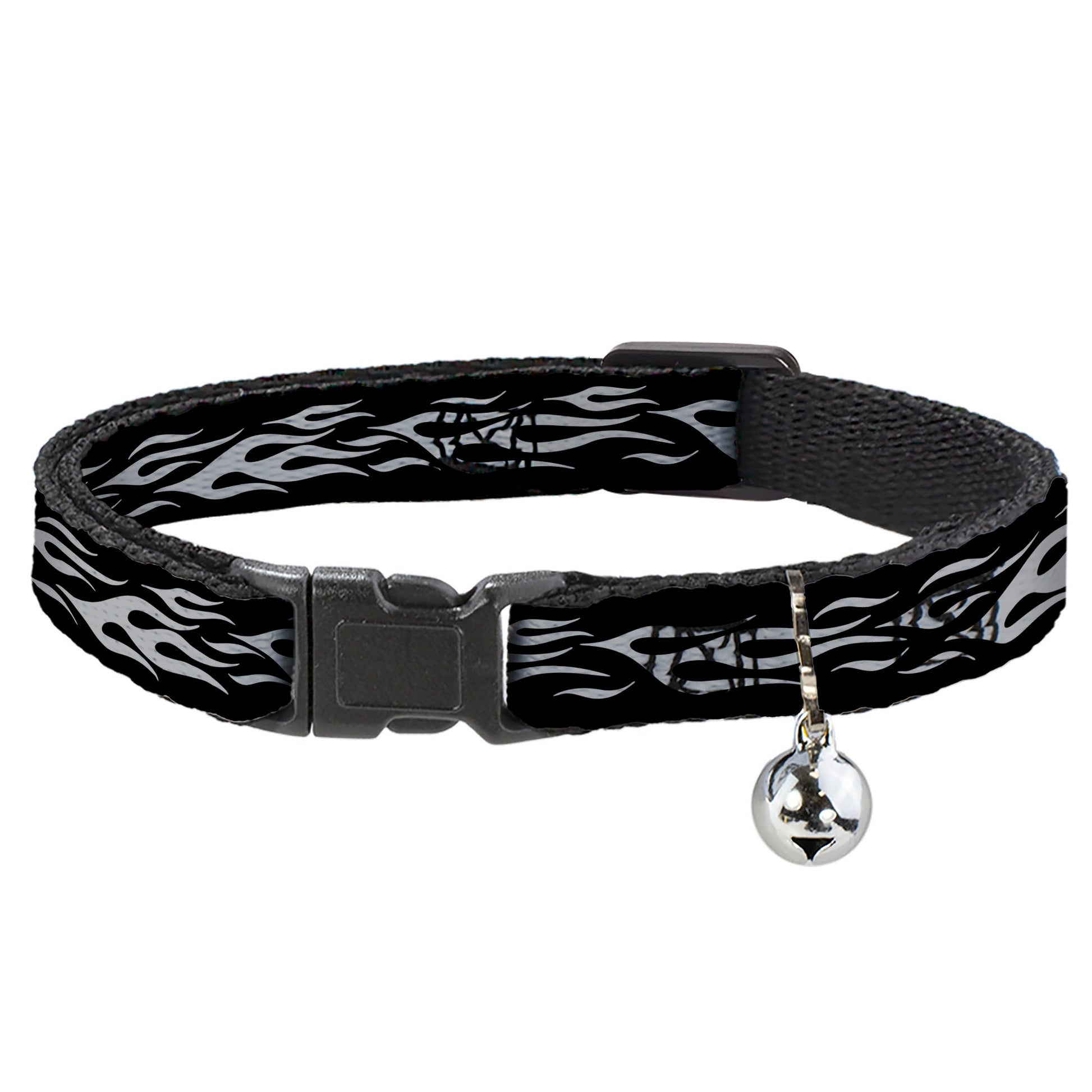 Cat Collar Breakaway - Flame Silver Breakaway Cat Collars Buckle-Down