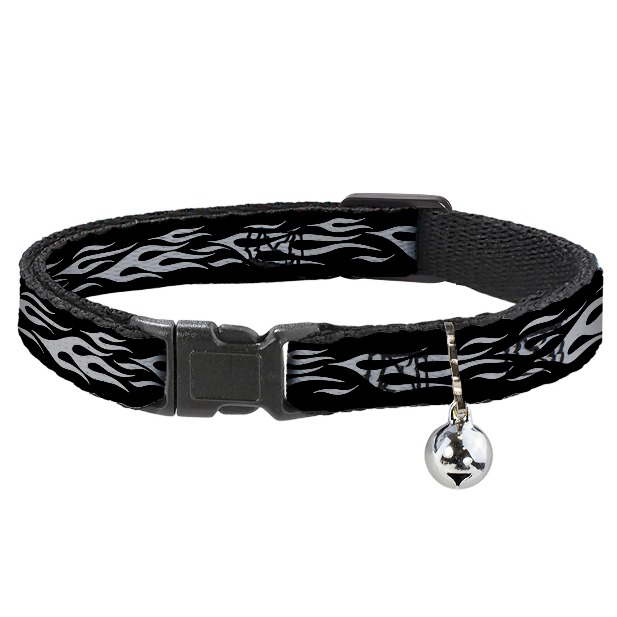 Cat Collar Breakaway - Flame Silver Breakaway Cat Collars Buckle-Down