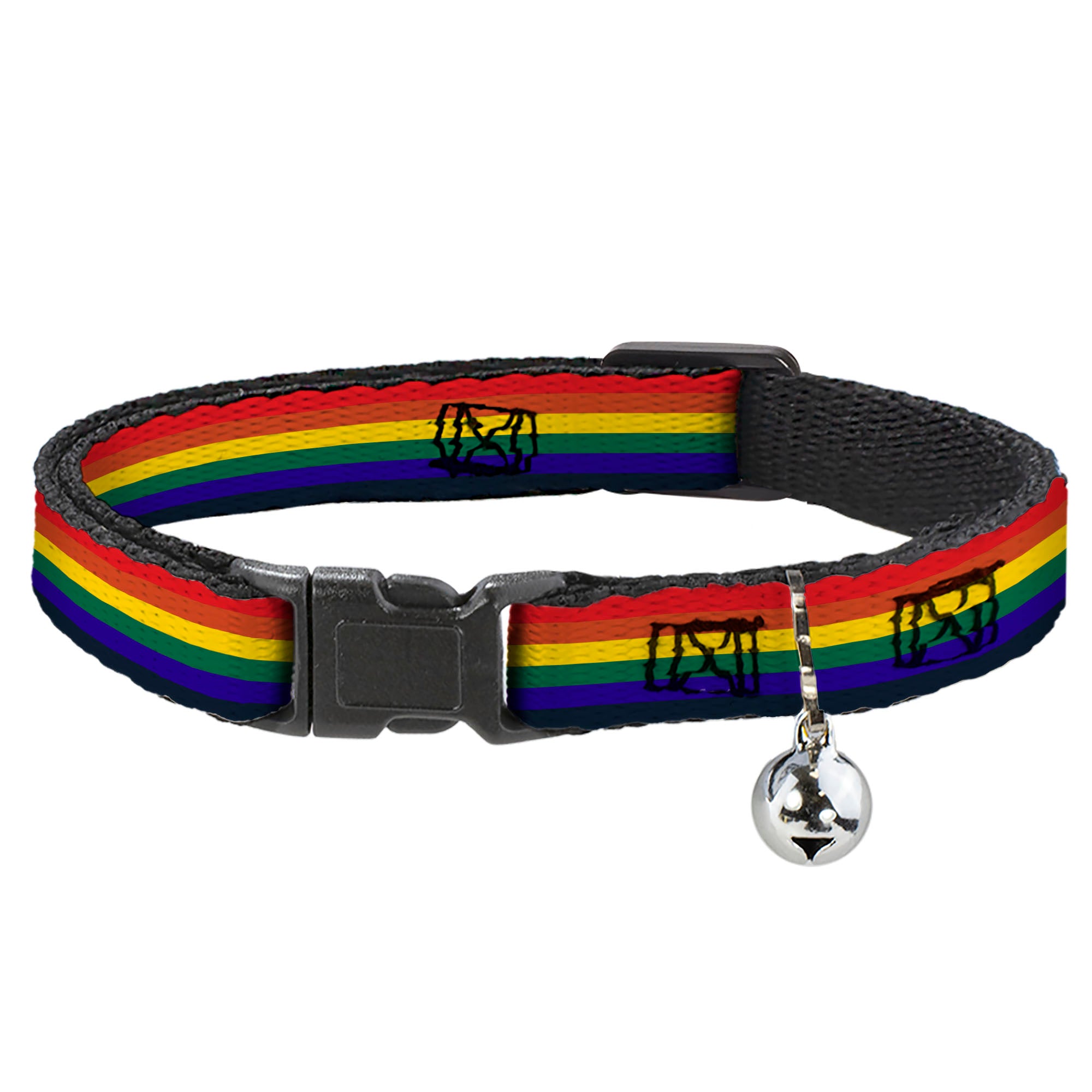 Cat Collar Breakaway - Rainbow Breakaway Cat Collars Buckle-Down
