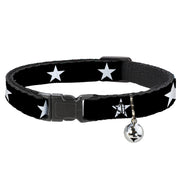 Cat Collar Breakaway - Star Black White Breakaway Cat Collars Buckle-Down