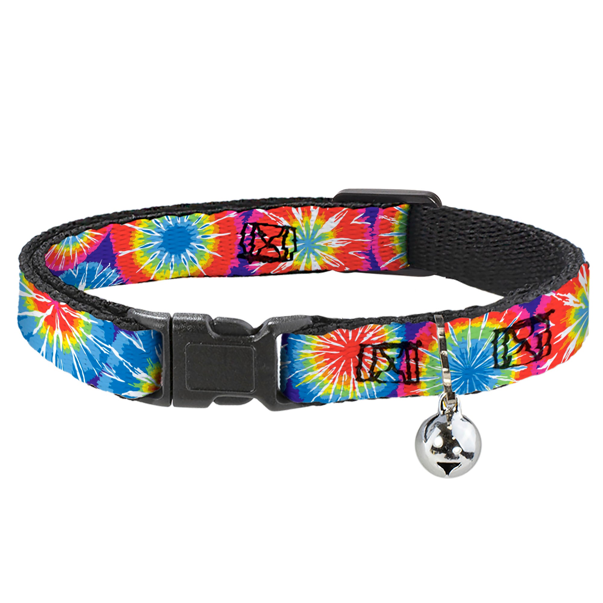 Cat Collar Breakaway - 70's Tie Dye Breakaway Cat Collars Buckle-Down