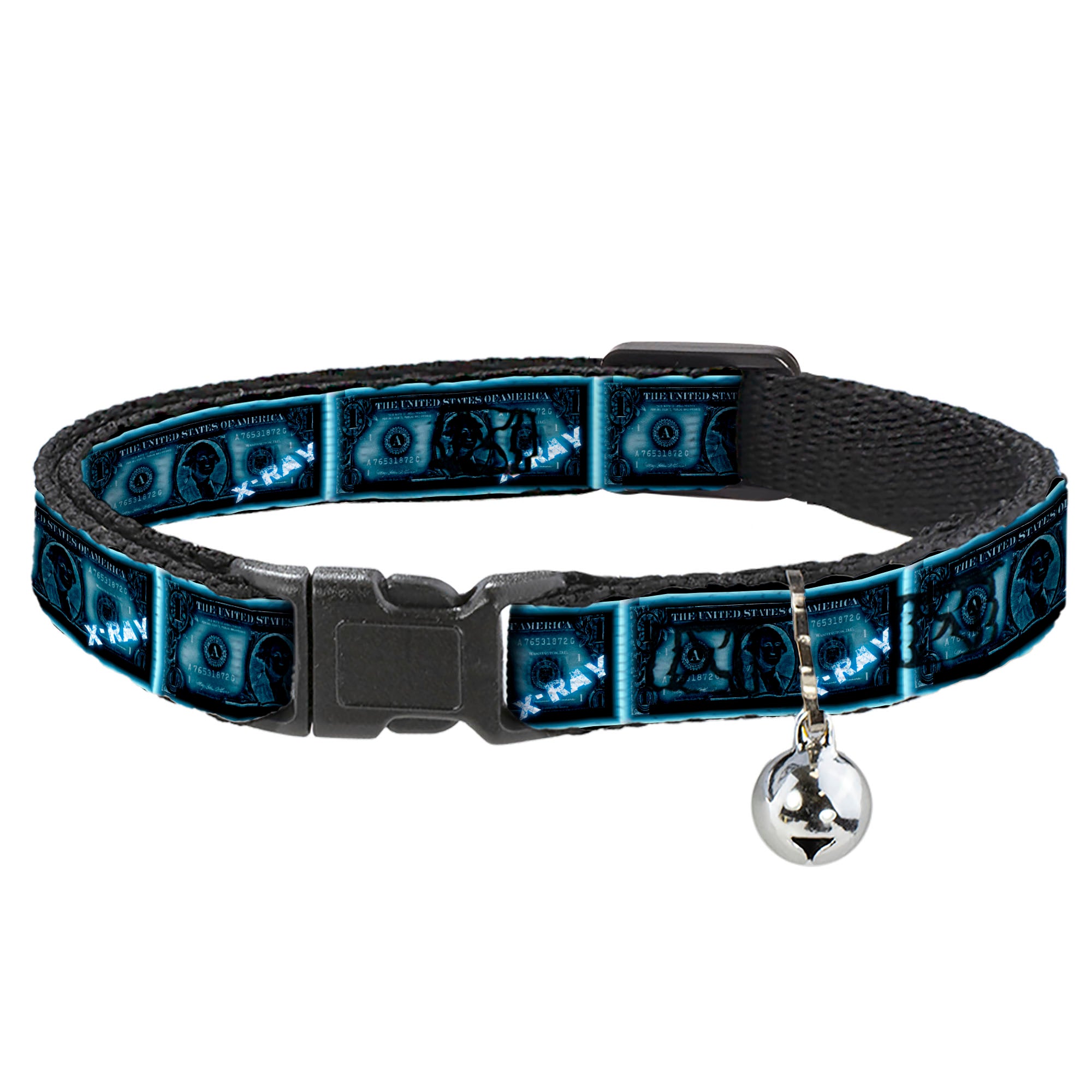 Cat Collar Breakaway - $1 Bill X-Ray Breakaway Cat Collars Buckle-Down