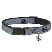 Cat Collar Breakaway - 3-D Glasses w TV Noise Breakaway Cat Collars Buckle-Down