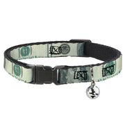Cat Collar Breakaway - 100 Dollar Bill C U Breakaway Cat Collars Buckle-Down