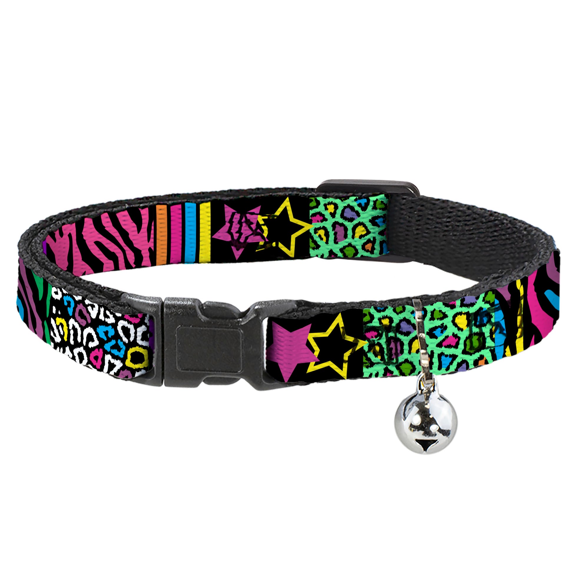 Cat Collar Breakaway - Animal Skins & Stripes 2 Breakaway Cat Collars Buckle-Down