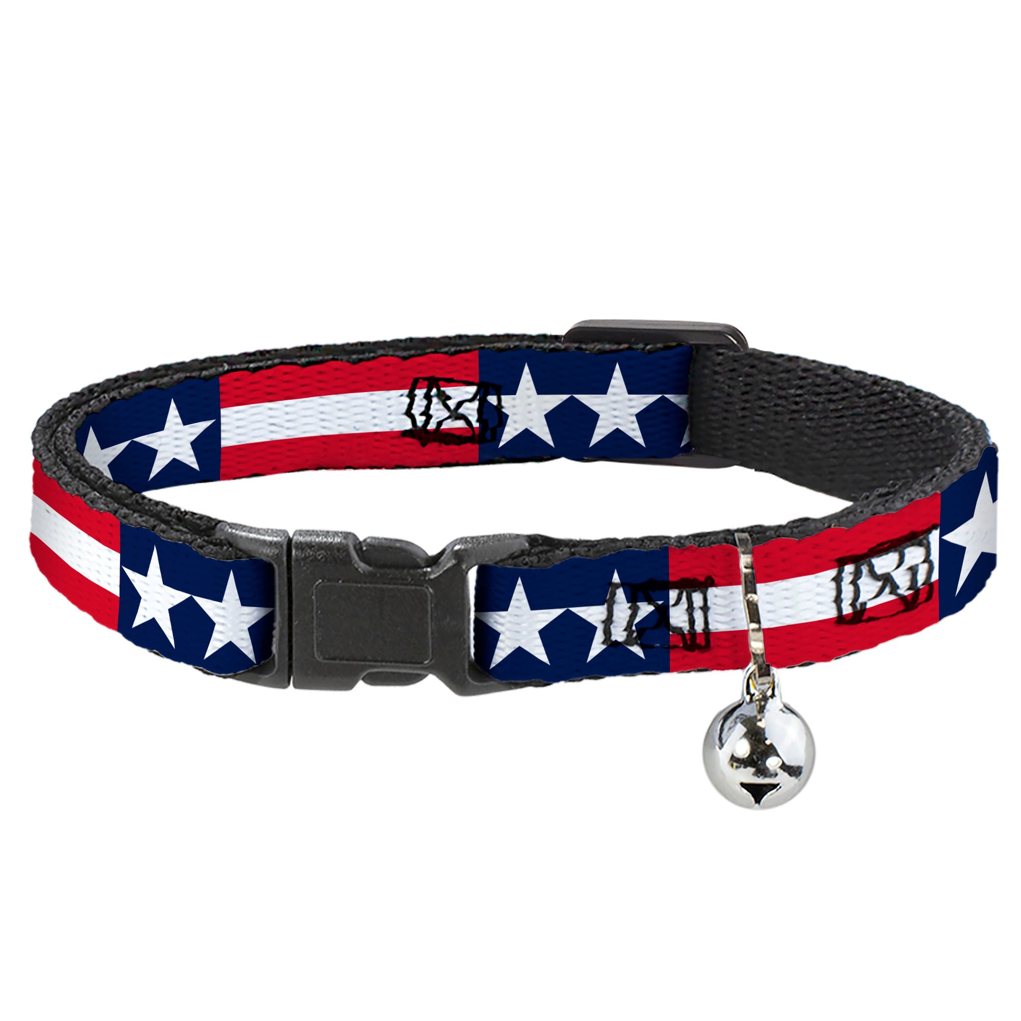 Cat Collar Breakaway - Americana Stars & Stripes Breakaway Cat Collars Buckle-Down