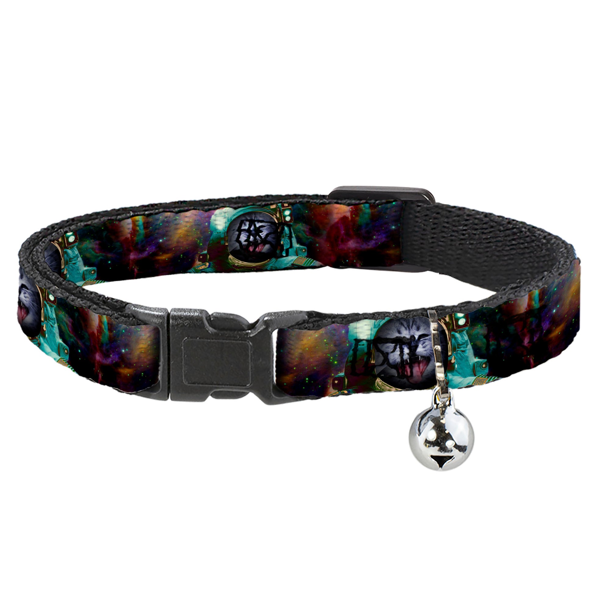 Cat Collar Breakaway - Astronaut Cat in Space Breakaway Cat Collars Buckle-Down