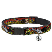 Cat Collar Breakaway - Born to Raise Hell Red Breakaway Cat Collars Buckle-Down