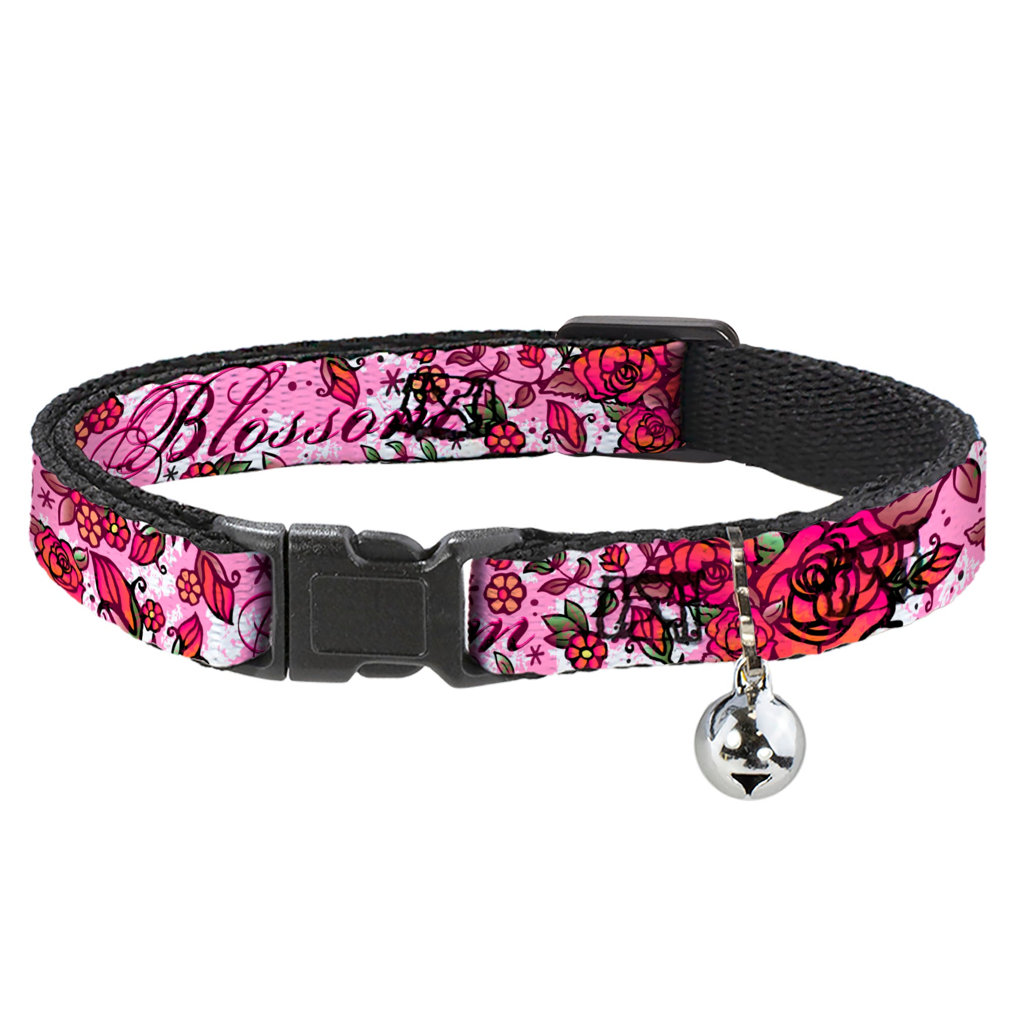 Cat Collar Breakaway - Born to Blossom Pink Breakaway Cat Collars Buckle-Down