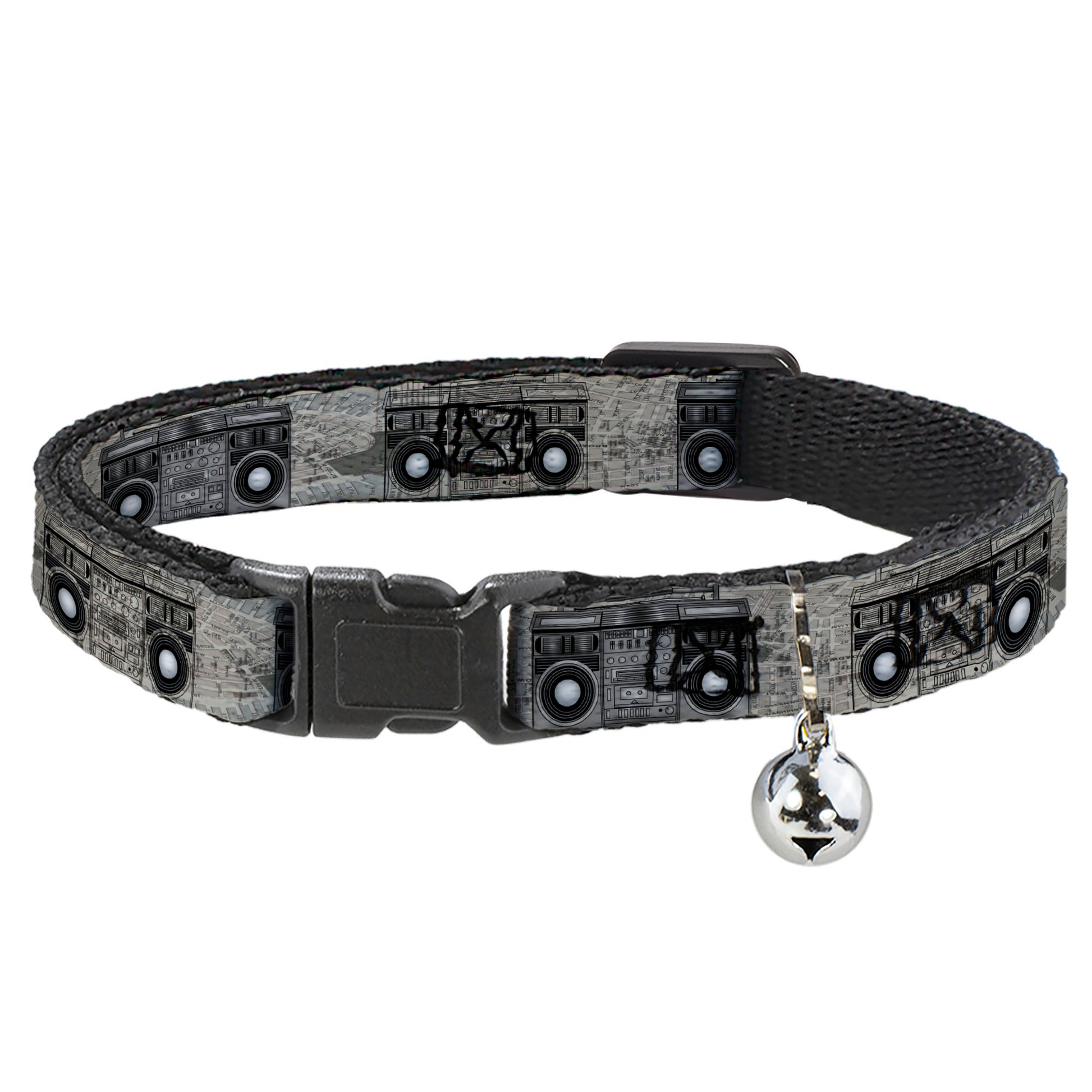 Cat Collar Breakaway - Boombox Breakaway Cat Collars Buckle-Down