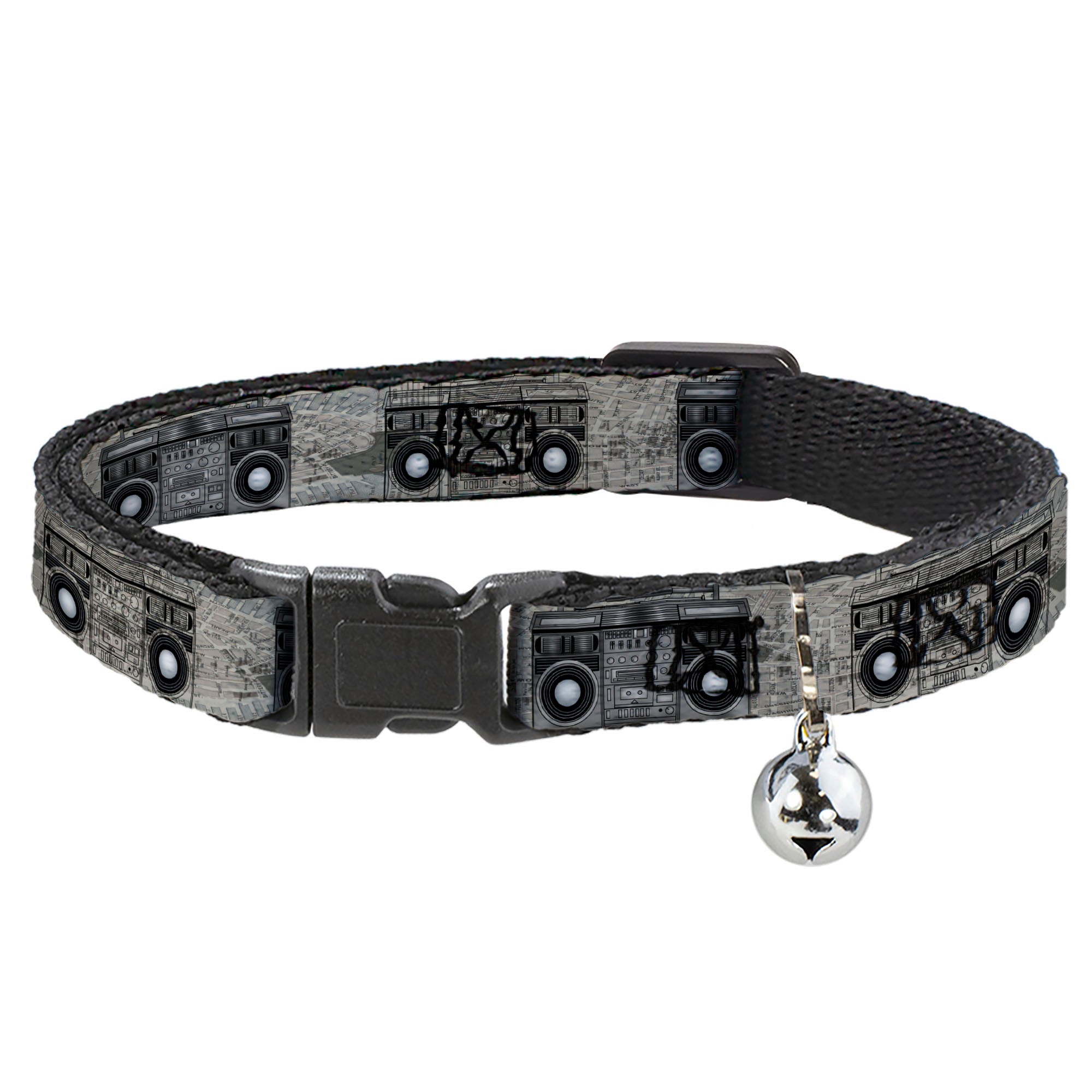Cat Collar Breakaway - Boombox Breakaway Cat Collars Buckle-Down