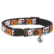 Cat Collar Breakaway - BD Cartoon CLOSE-UP Breakaway Cat Collars Buckle-Down