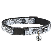 Cat Collar Breakaway - BD Est. 93 White Breakaway Cat Collars Buckle-Down
