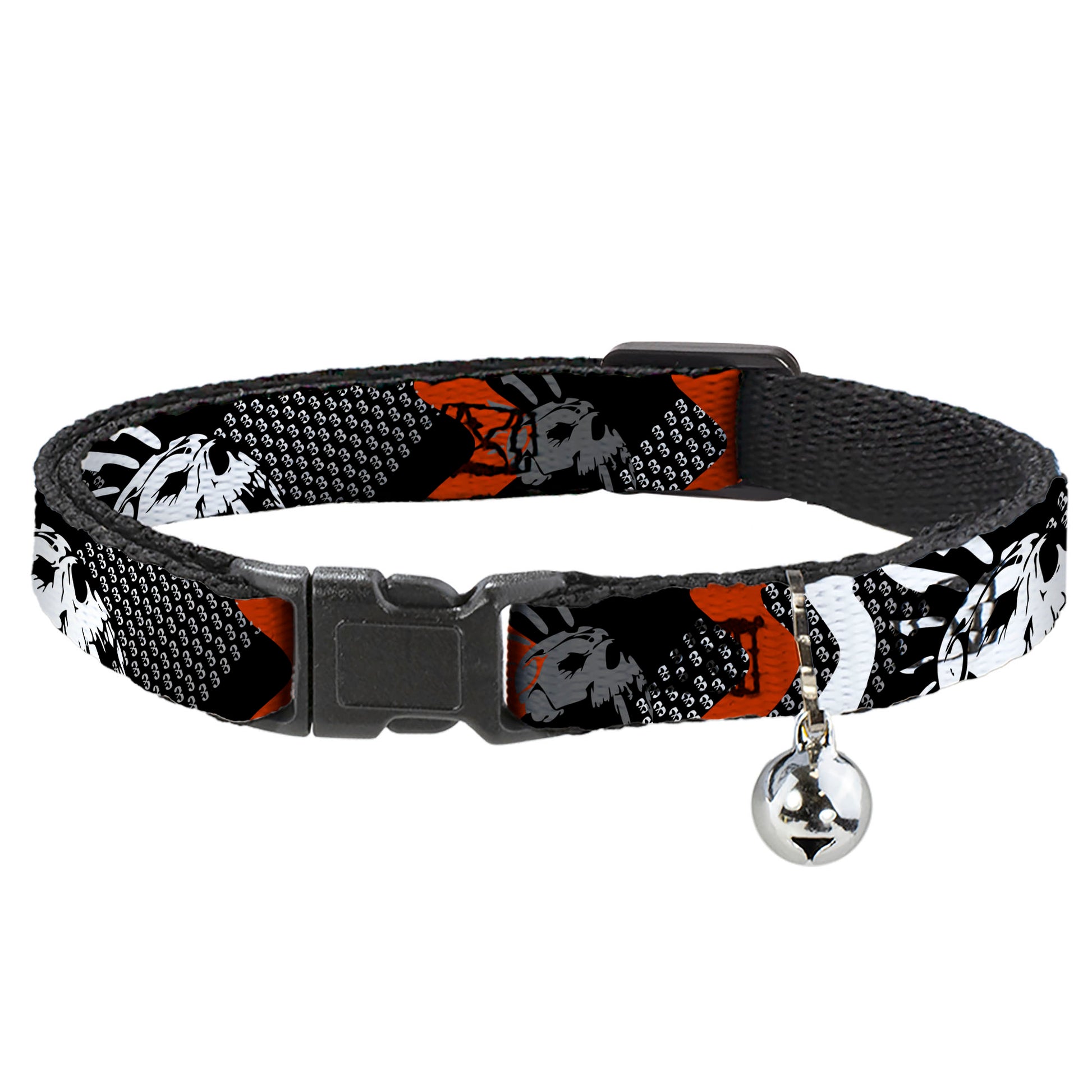 Cat Collar Breakaway - BD Die Hard Skull 01 Breakaway Cat Collars Buckle-Down