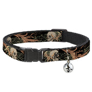 Cat Collar Breakaway - BD Die Hard Skull 02 Breakaway Cat Collars Buckle-Down