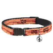 Cat Collar Breakaway - Bacon Stacked Breakaway Cat Collars Buckle-Down
