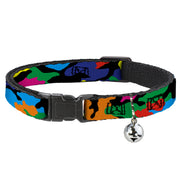 Cat Collar Breakaway - Camo Multi Neon Breakaway Cat Collars Buckle-Down