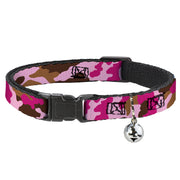 Cat Collar Breakaway - Camo Pink Breakaway Cat Collars Buckle-Down