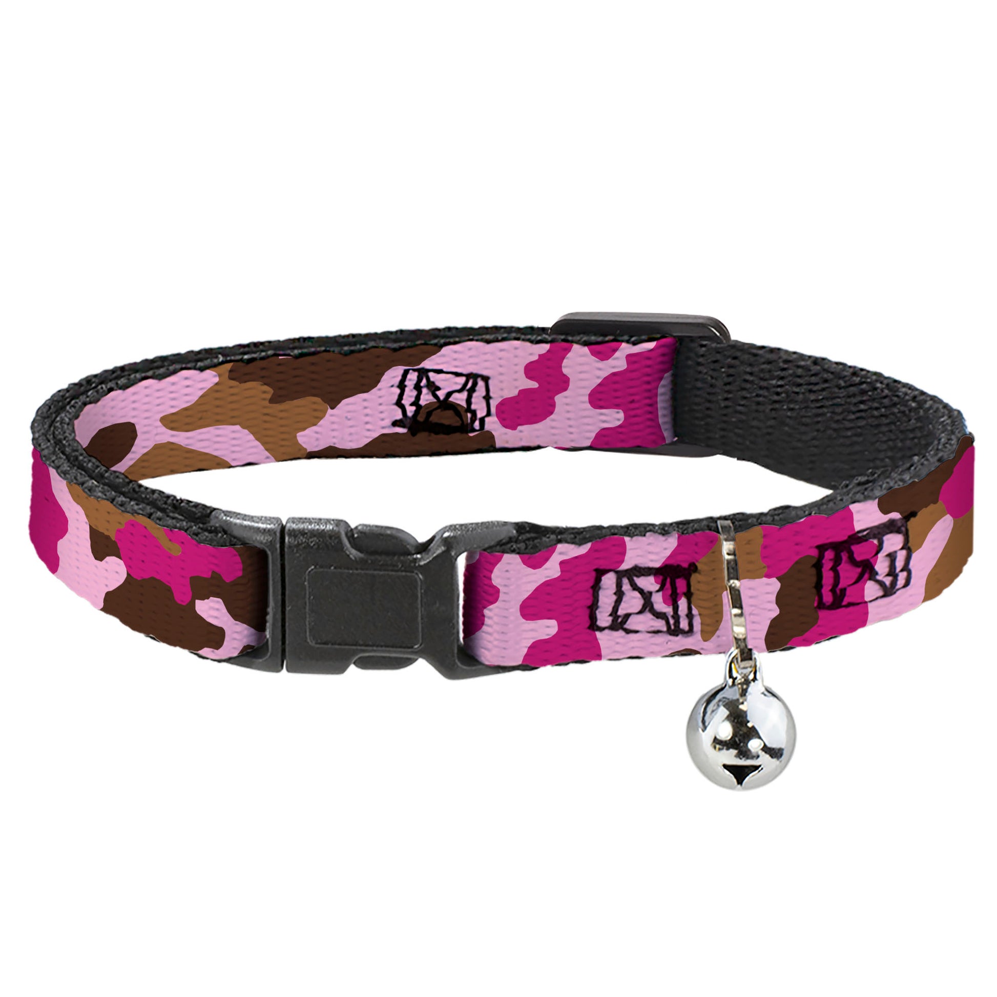 Cat Collar Breakaway - Camo Pink Breakaway Cat Collars Buckle-Down